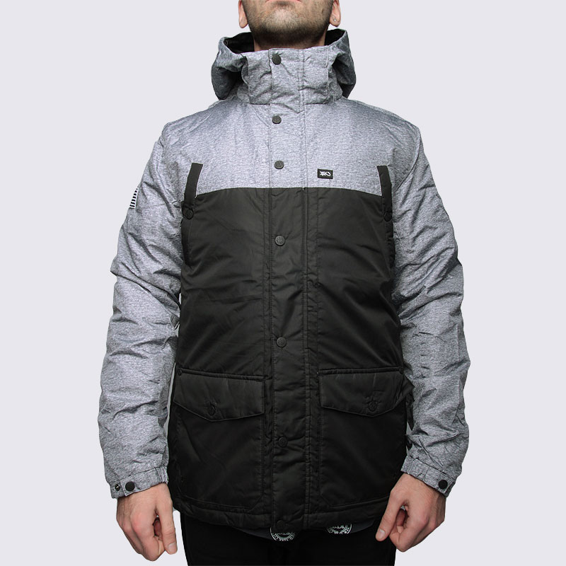 мужская серая куртка K1X Fullcourt Mountain Parka 1100-0197/0804 - цена, описание, фото 3